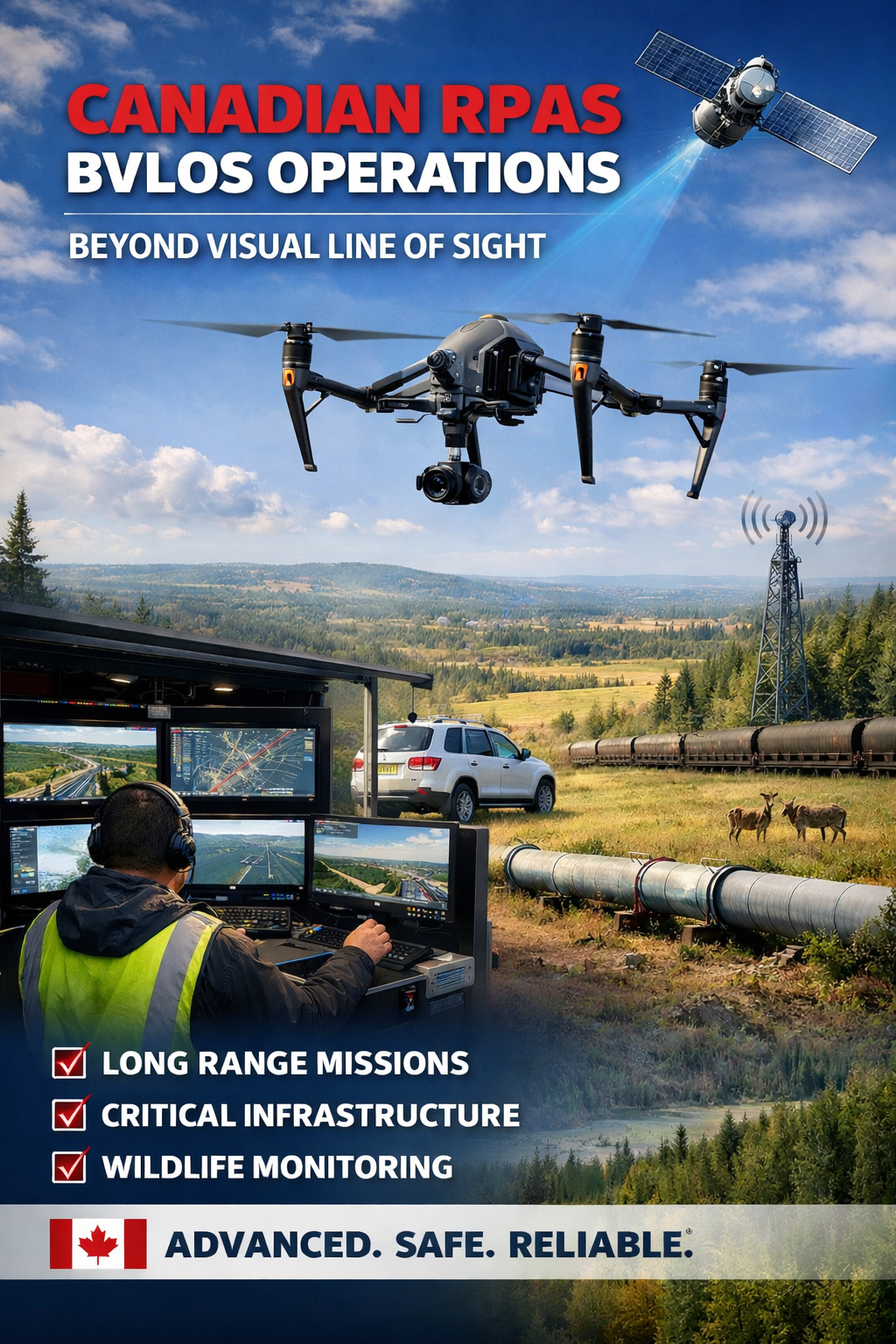 BVLOS drone operations program